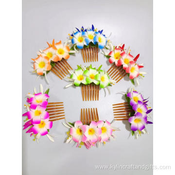 Handmade Classic Hawaii Flower Hair Comb